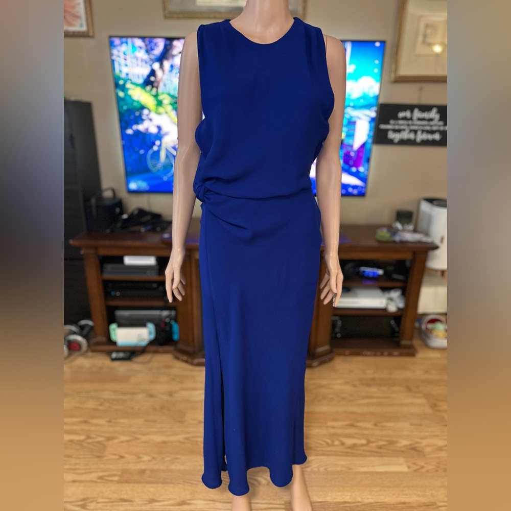 Zara Blue Sleeveless Maxi Dress size S